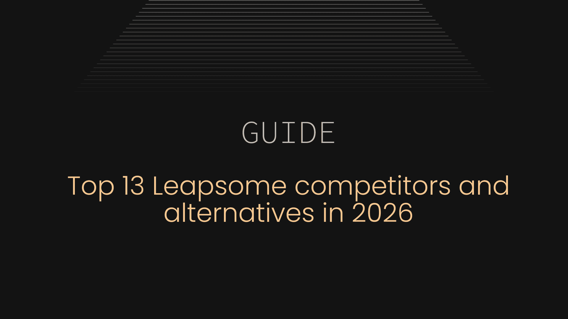 What are the top 14 Leapsome competitors and alternatives in 2026?