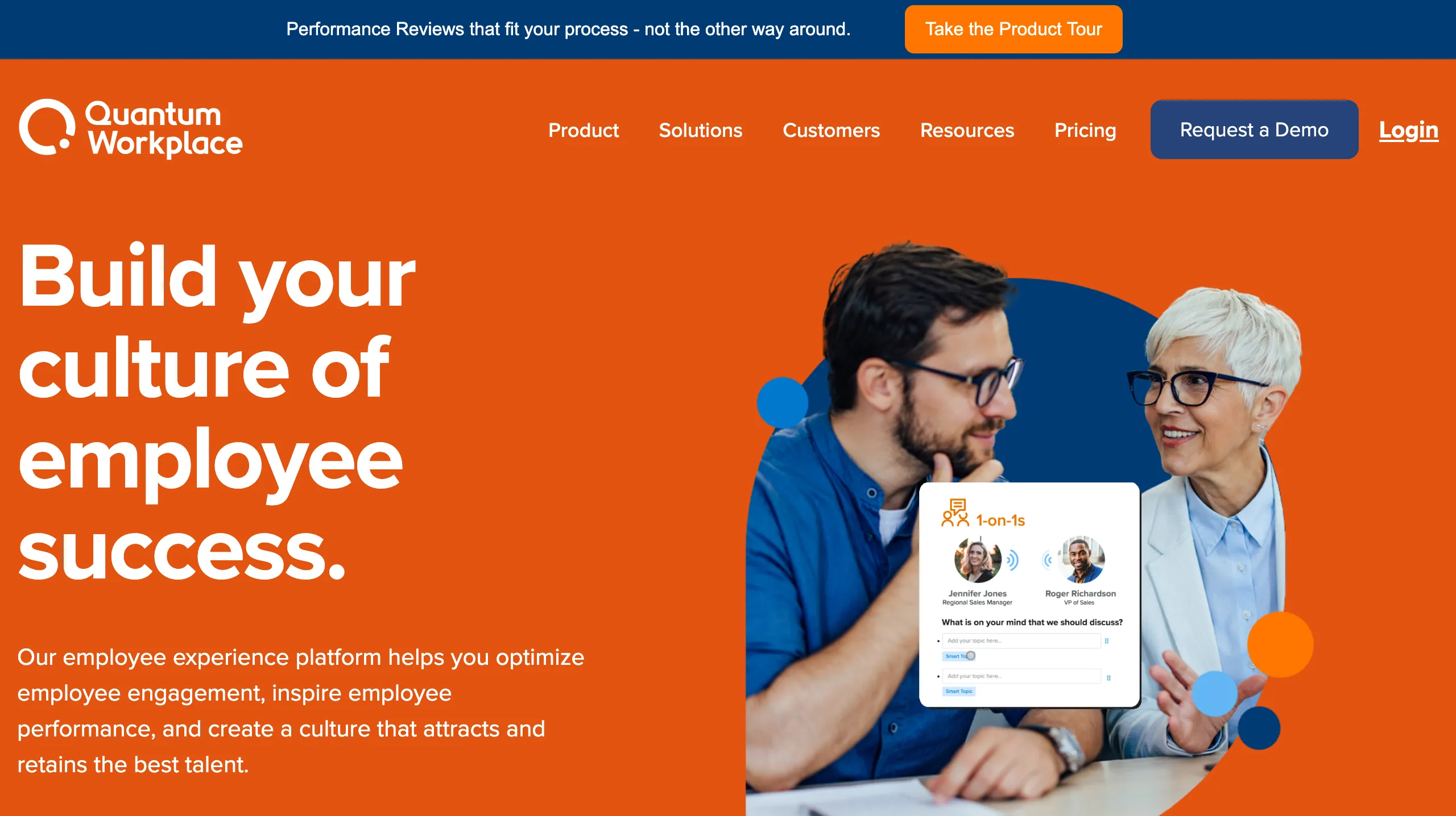 Quantum Workplace is an employee engagement and performance management platform for data-driven organizations.
